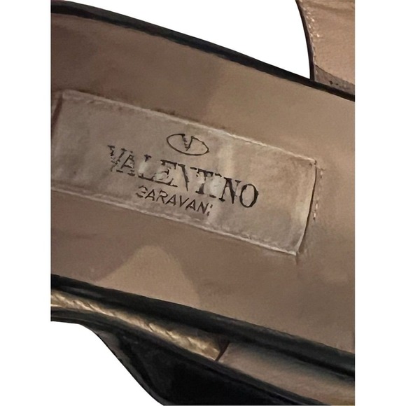 Valentino Garavani‎ Women's Black Bow Wedge Espadrille Sandals 40 box dust cover - Picture 9 of 16